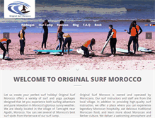 Tablet Screenshot of originalsurfmorocco.com